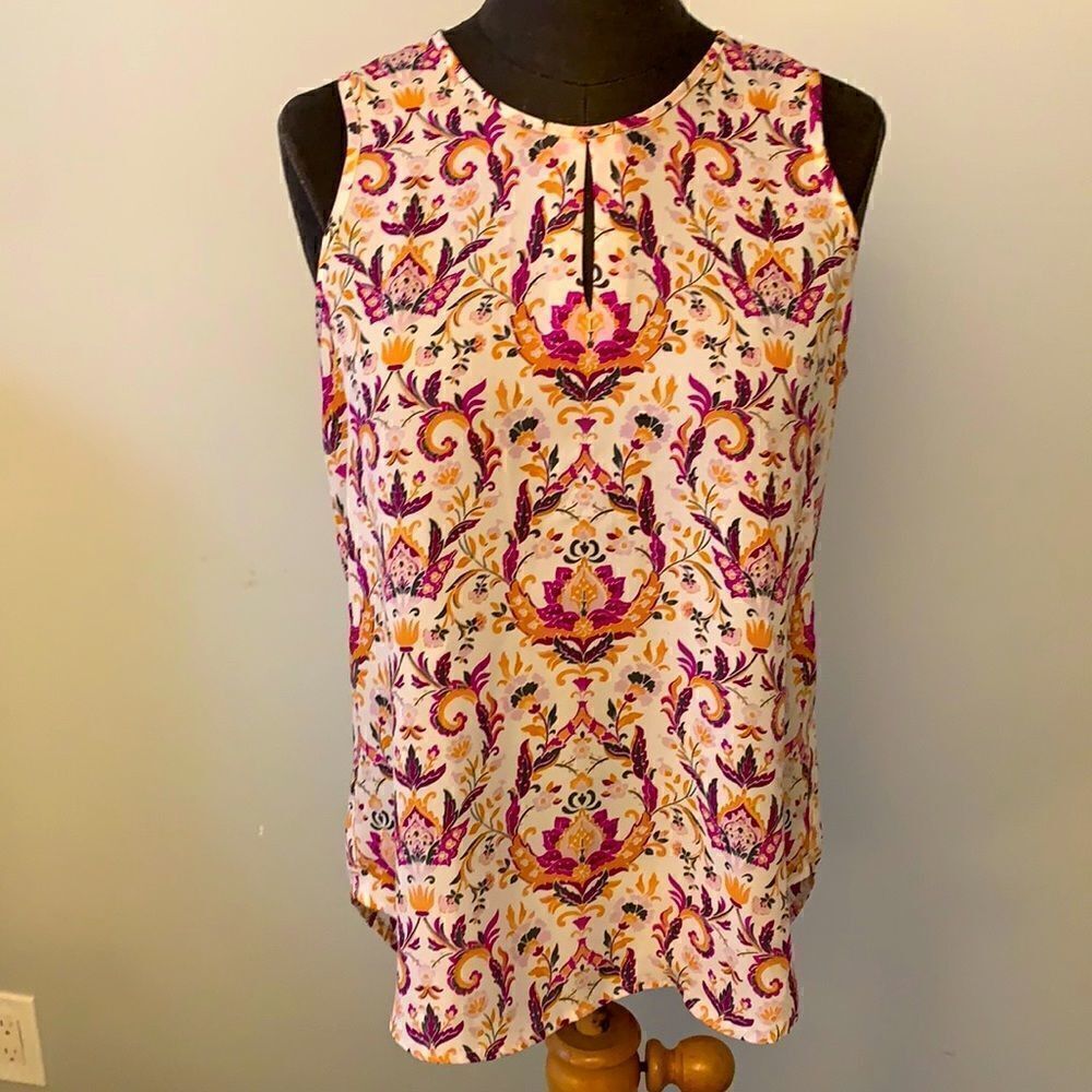 Violet + Claire Paisley Floral Blouse
